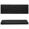VidaXL Self-adhesive Stair Treads 15 Pieces 65 X 21 X 4 Cm Black Rectangular Edge 134563