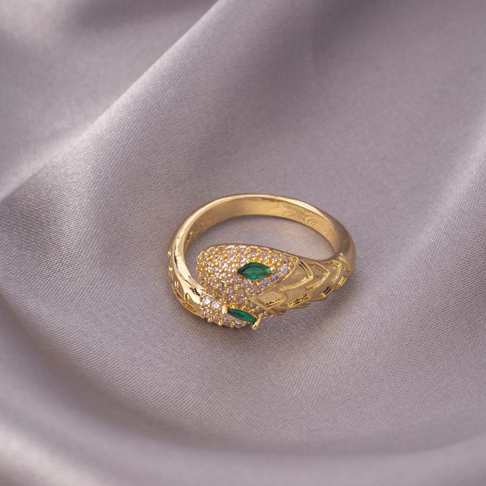 Elegantný nastaviteľný otvorený prsteň so zirkónom pre mužov a ženy – Luxusný a jedinečný dizajn