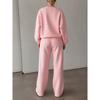 Soft & Chic Fashion Print Long-Sleeve Set for Women – Ideal for Autumn/Winter Outings, Lounging, and Active Wear