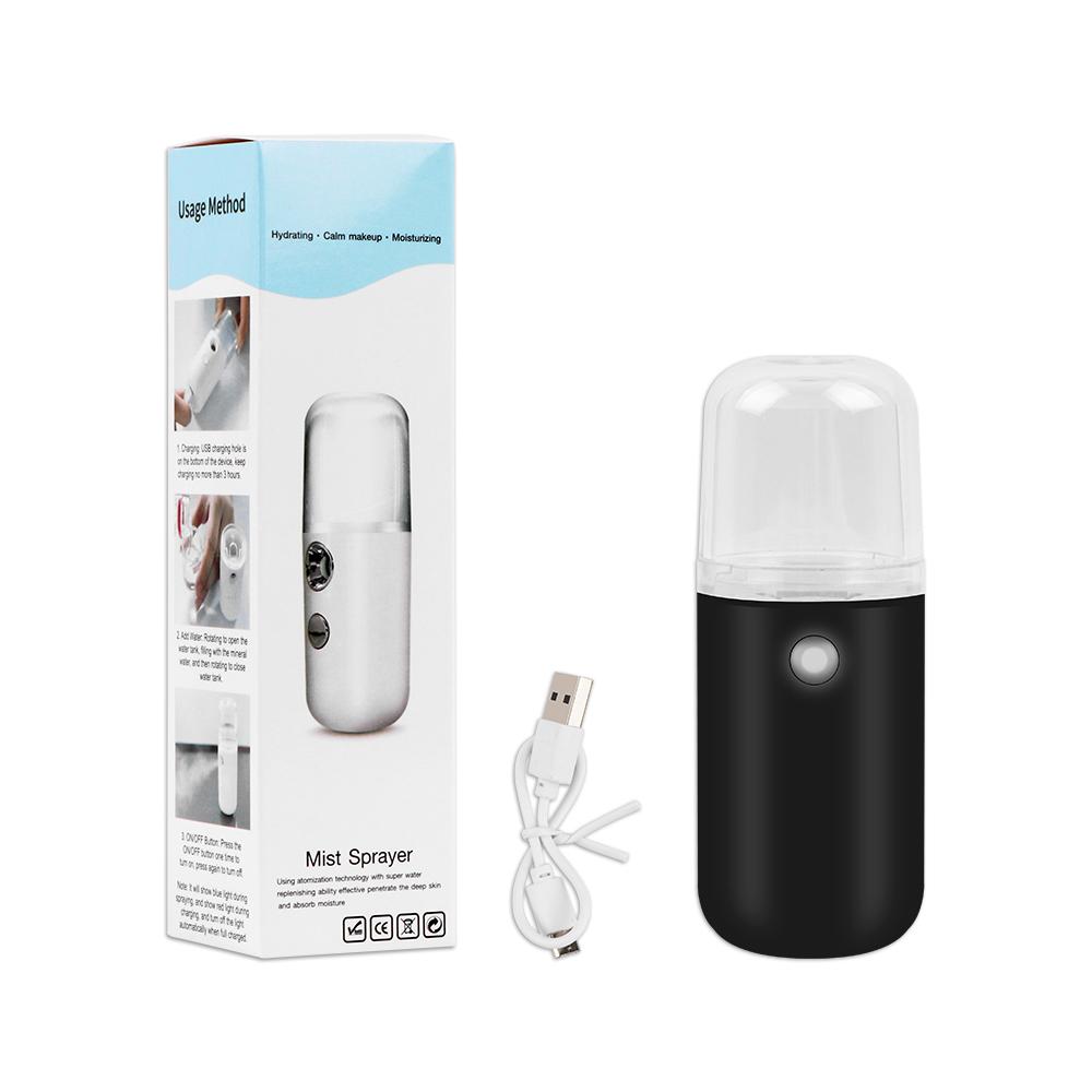 Mini Face Steamer Nano Facial Mister Hydrating Handy Handheld Usb Rechargeable Mini Facial Steamer For Eyelash Extensions Skin