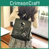 Dog Ample Backpack Storage Space Leather Schoolbag Cartoon Gift