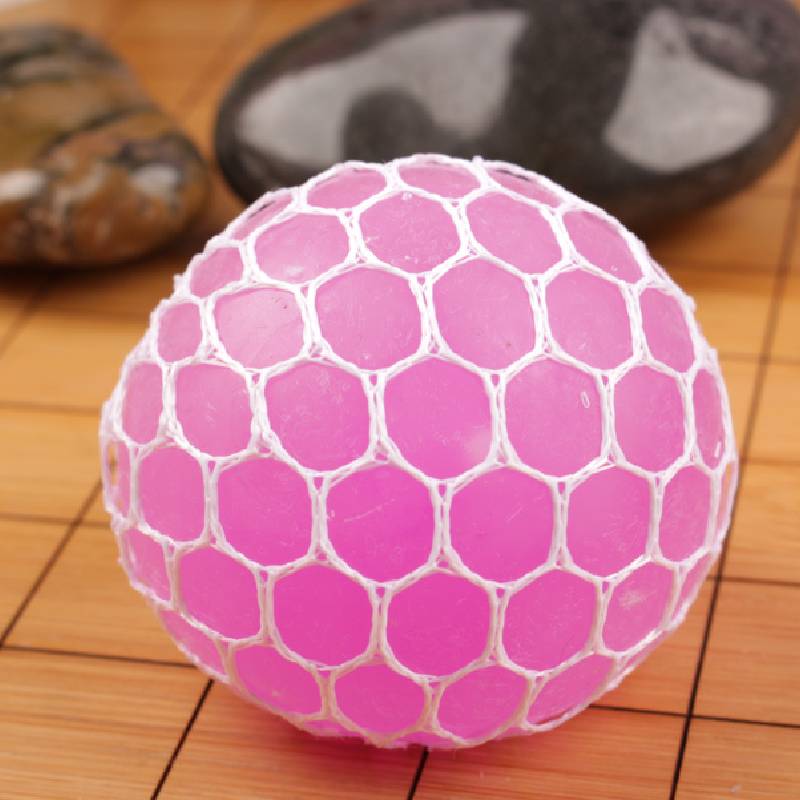 

Игрушка для снятия стресса Разноцветные виноградные шарики Сожмите, чтобы снять раздражительность Purple