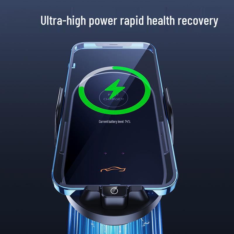 Wireless Car Charger and Smart Sensor Phone Mount (66W)