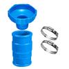 For Intex 11238 Compatible Pool Vacuum Hose Adapter Kit With 2 Clamps Equipped With A 1.25 Inch X 1.5 Inch Connector