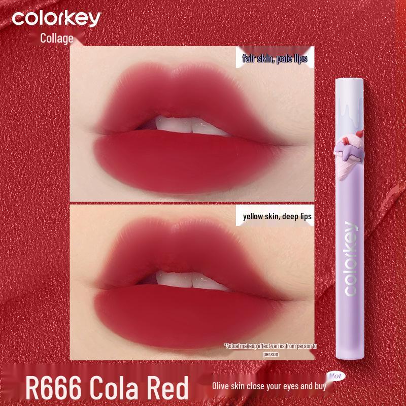 Colorkey Lip Gloss - Women's Matte Nude Series & Mirror Water Light Lipstick