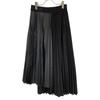 Adore 531-9220802 Black Mixed Pleated Asymmetrical Skirt Skirt 36 blackUsed