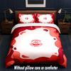 Aberdeen FC Design Bed Bedding Set 1 Duvet Cover + 2 Pillowcases Soft Breathable Household Bed Linens