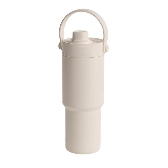 Insulated Vacuum Flask Travel Bottle with Straw Large Capacity BPA Free Food