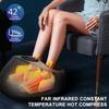 Air Compression Kneading Roller Massager 50w Infrared Heating Therap Foot Care Machine Electric Shiatsu Foot Massage Machine