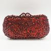 Women Rhinestone Evening Bag Green/Blue/Pink/Red Crystal Wedding Purses Bridal Prom Clutches Diamond Party Formal Handbags
