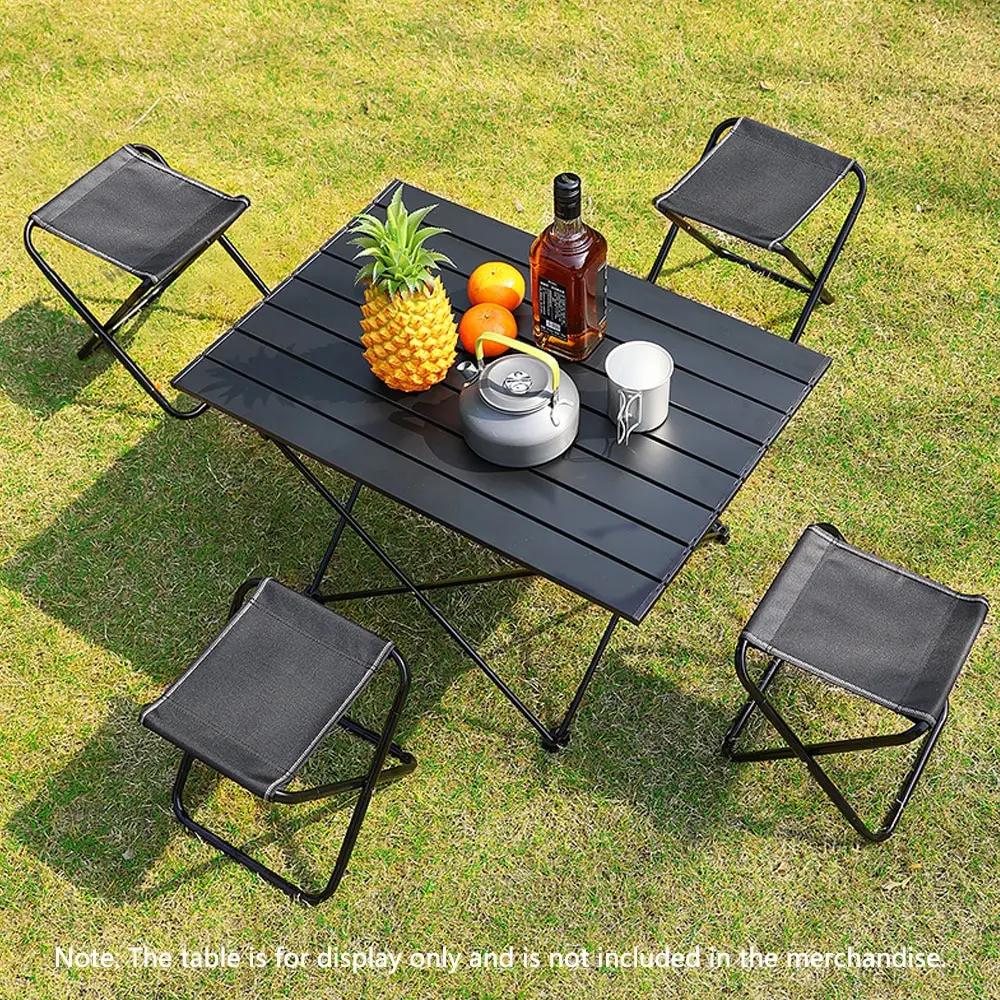 Outdoor Camping Chair Portable Folding Aluminum Foldable Fishing Chair Stool Seat Hiking Tools Picnic Camping Stool