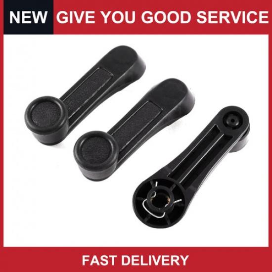 Универсальная ручка-лебедка для стеклоподъемника автомобиля, черная пластиковая, упаковка 3 шт.