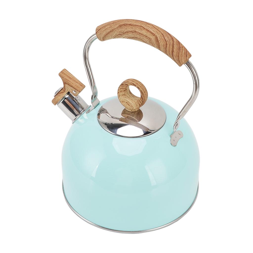 2,5L Pfeifkessel mit Griff Edelstahl Tragbar für den Herd Teekanne für den Hausgebrauch
