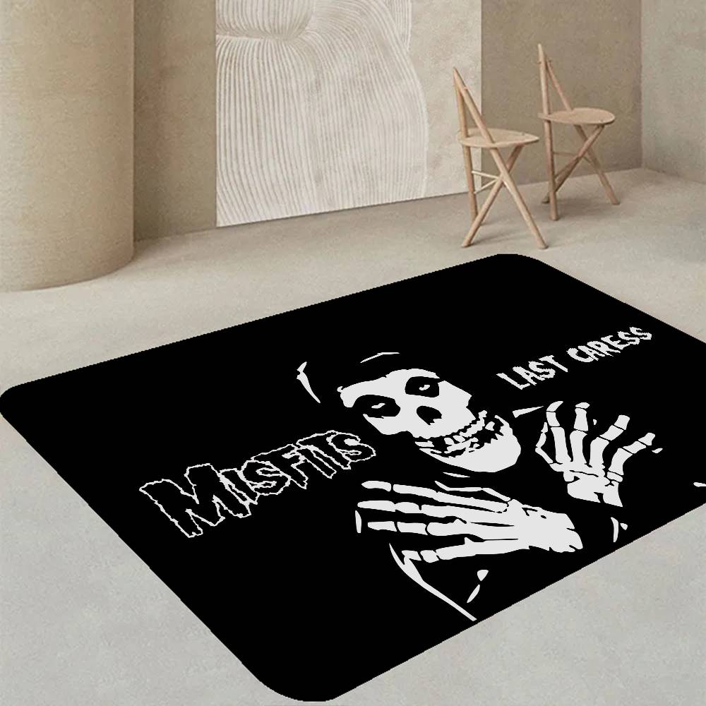 Punk Band The Misfits Door Mat Nordic Style Bedroom Living Room Doormat Home Balcony Anti-Slip Alfombra