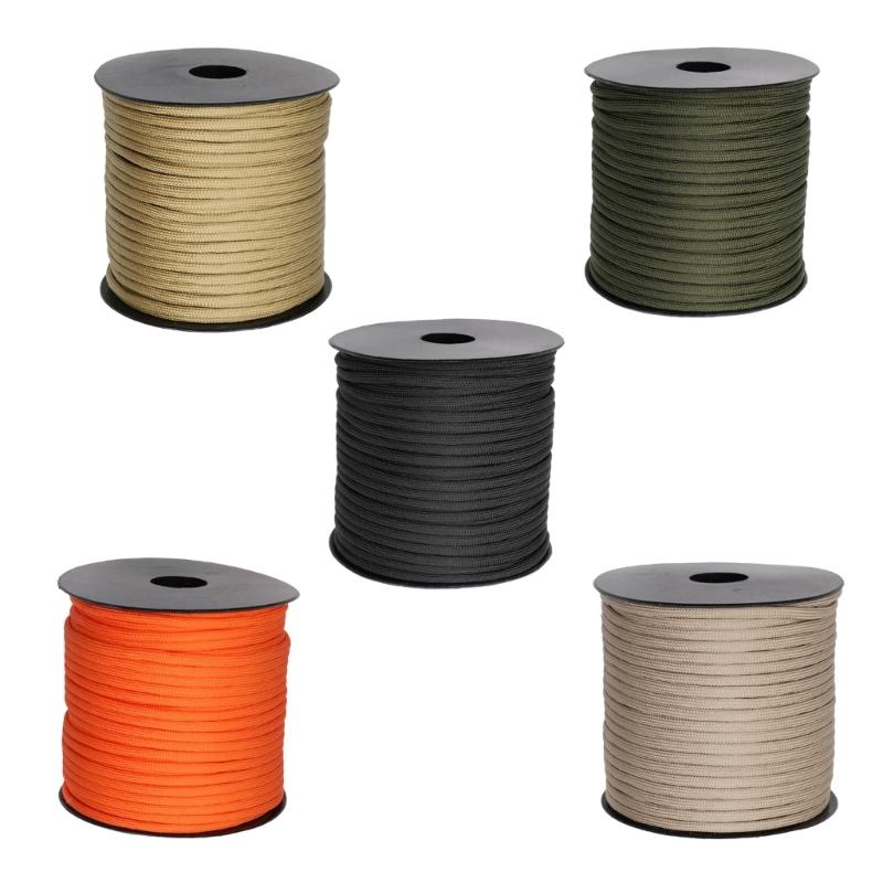 9 Cores 4mm Umbrellas Rope Replacement Outdoor Camping Tent Paracord Rope Windproof Thick Lanyard Braided Rope Enduring