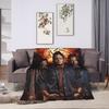 Warm Soft Blanket Camping Sam Winchester Supernatural Throw Blanket  Flannel Bedspread For Couch Chair Sofa Bed Sofa Bed Cover