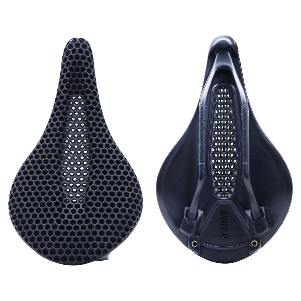 High-end ODM  Simple Carbon Fibre Fat Bike Saddle Comfortable Lightweight 3D Printed