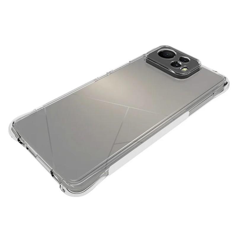 For Asus Zenfone 12 Ultra 5G Back Cover WANLONFENG TM Series 2.0mm Clear TPU Phone Case (Big Lens Hole)