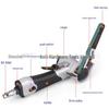 Compact Industrial Pneumatic Handheld Sanding Belt Machine 10x330mm