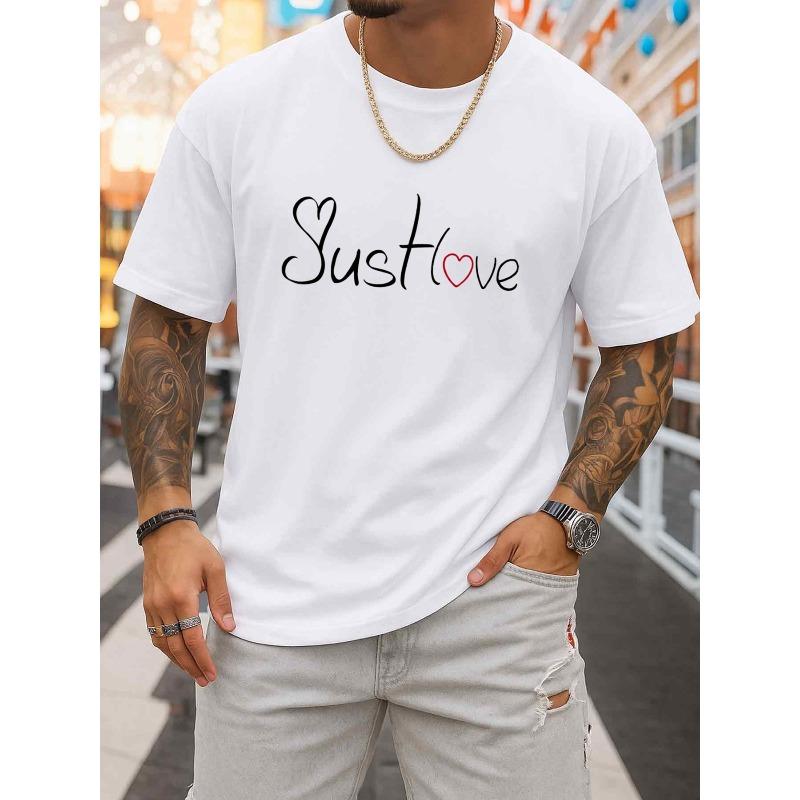 

Love Sustained T-Shirt Mens Funny T Shirts White Short Limited Edition Everyday and Weekend Wear Regular Fit, Everyday S белый