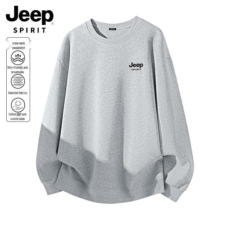 

JEEP SPIRIT Men s Crewneck Logo Sweatshirt 2XL