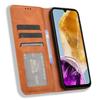 For Samsung Galaxy F15 5G/M15 5G Case Vintage PU Leather Folio Phone Cover with Cash/Card Slots