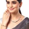 Jewellery Set for Women American Diamond Combo of Necklace Set with Earrings, Bracelet and Ring for Girls and Women