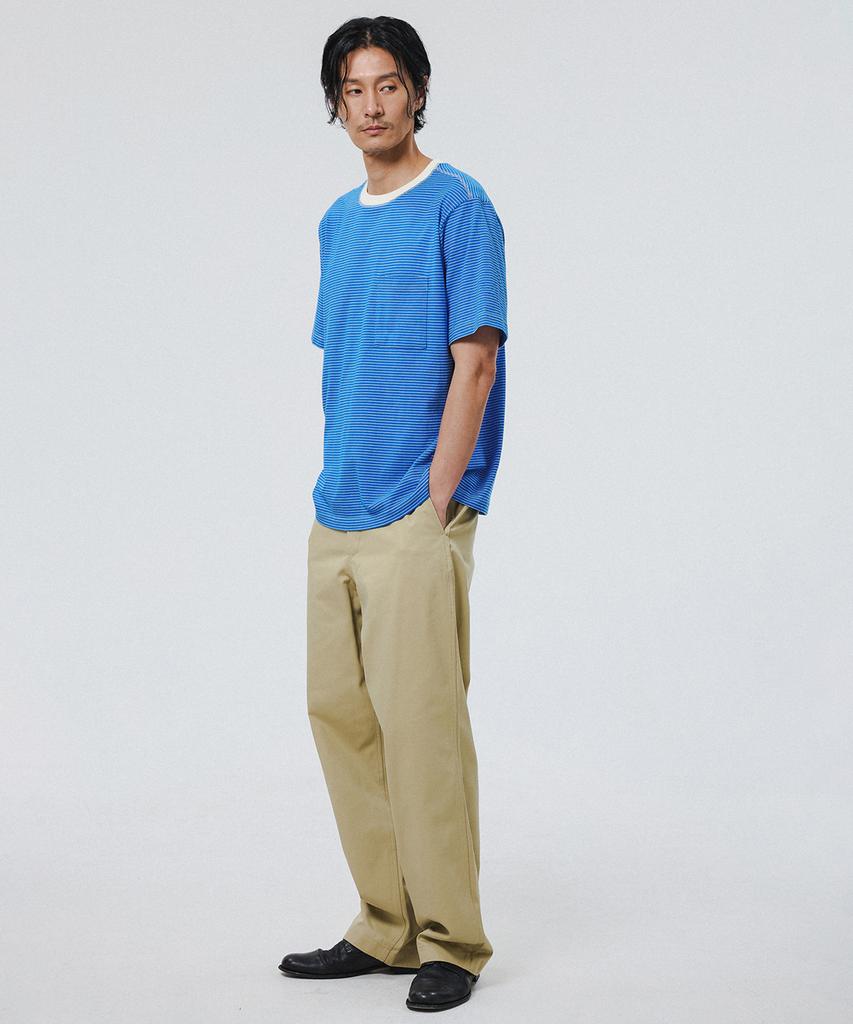 SHIRTER Two Tone Stripe T-Shirt (Royal Blue)