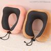 Soft Travel Pillow U Shaped Travel Healthcare Memory Foam Slow Rebound Filler Neck Cervical Airplane Pillow Neck Cushion