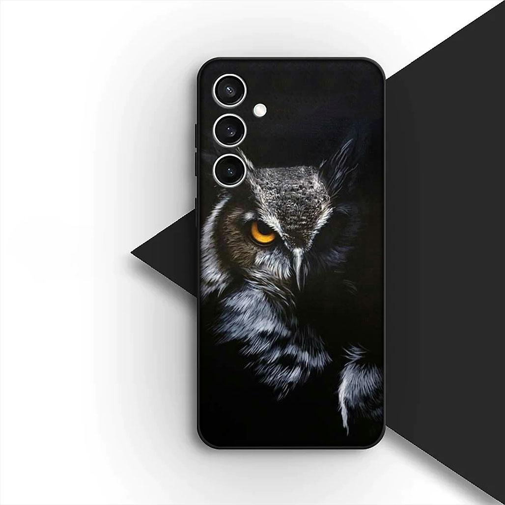

Bird Owl Cartoon Silicone Cover for Samsung Galaxy S22 S21 S20 FE Ultra Plus A07 A15 A16 A17 A25 A37 A57 + Coque Phone Case Galaxy S21 FE 5G