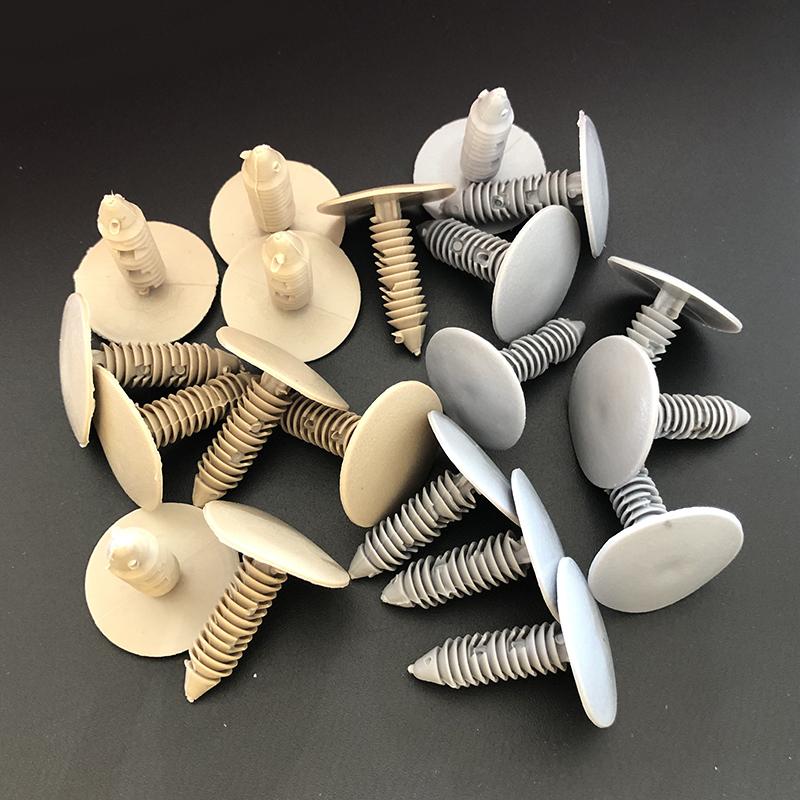 30pcs Plastic Rivets Auto Fasteners for Buick Ford Car Roof Liner Trim Panel Retainer Clip Vehicle Universal Auto Fastener Clips