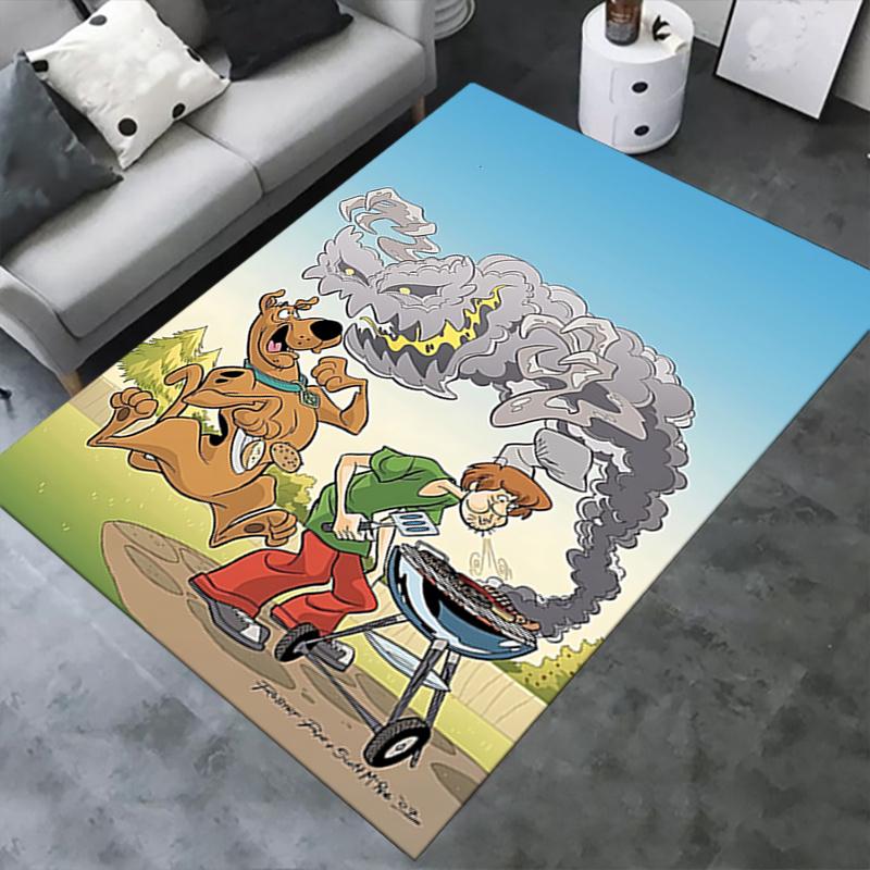 Scooby-Doo Office Chair Mat for Home Office Desk Floor Protection Non-Slip Kitchen Dining Table Mats Sofa Carpet Gift
