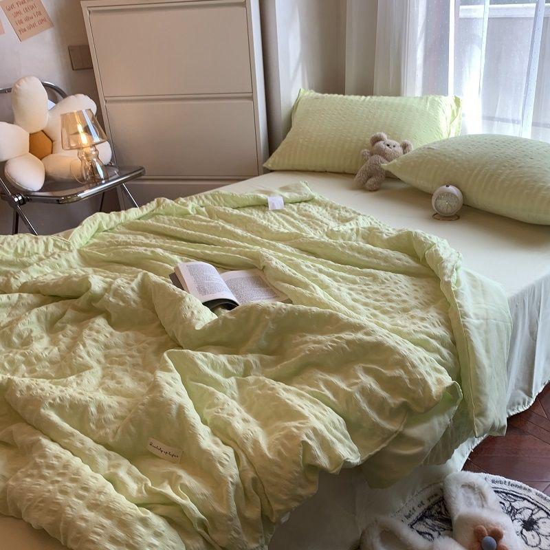 Single Double Summer Cool Blanket Summer Thin Blanket Air-Conditioning Quilt Girlish Style