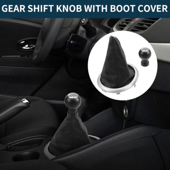 5 Speed Car Manual Gear Shift Knob with Cover for Suzuki Swift 2005-2010 Plastic