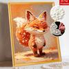 Pearl Painting Kit DIY Cute Fox Animal Wall Art Home Decoration Painting