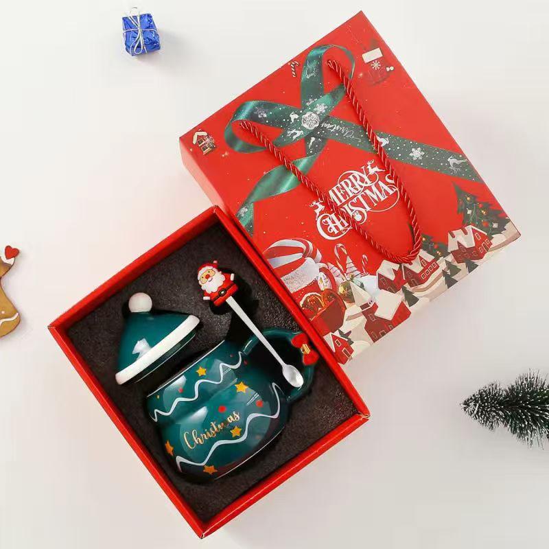 Creative Christmas Gift Snowman Ceramic Cup Large Capacity Mug Cartoon Souvenir Cup Gift Water Cup Student