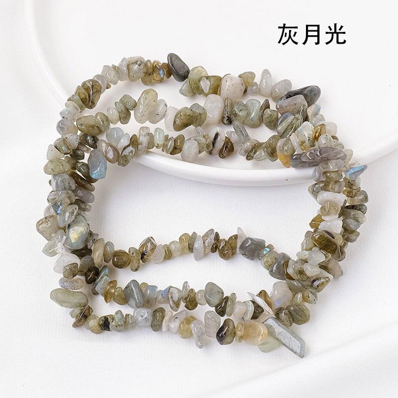 Natural white powder, yellow amethyst, crushed stone semi-finished product, DIY, Colored crystal stones, loose bead jewelry, accessories