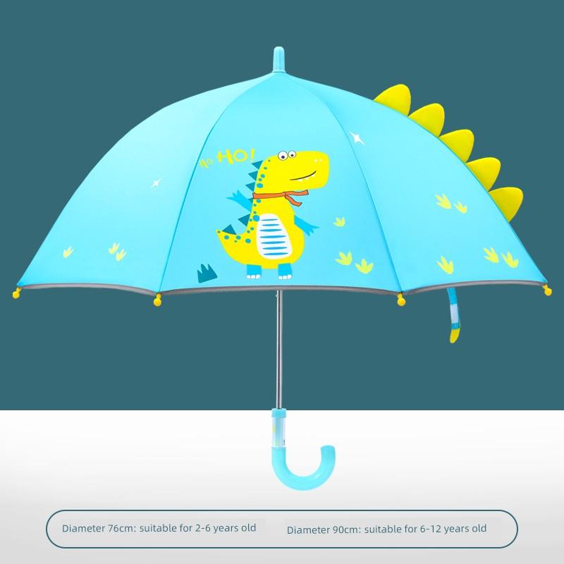 Children's Umbrella Kindergarten Baby Boys and Girls Child Student Cartoon School Small Umbrella Lightweight Dinosaur Unicorn Umbrella