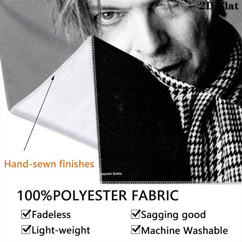 David Bowie Wall Tapestry Art Tapestry Background Cloth Fashion Print Background Cloth Wall Decoration Atmospheric Background Cloth