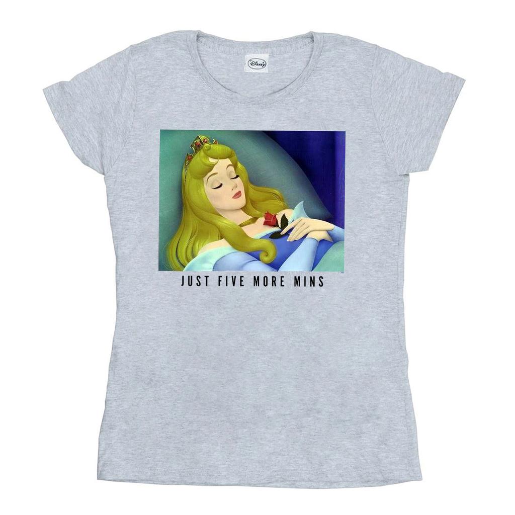 Disney Princess Womens/Ladies Sleeping Beauty Five More Minutes Cotton T-Shirt
