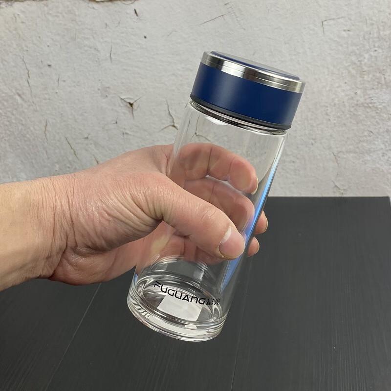 Fuguang G2116 Portable Glass Water Bottle