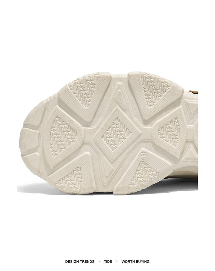 Men's Height-Increasing High-Top Sneakers - Trendy, Versatile, Thick-Soled Casual Running Shoes.