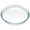 Backform für Ofen Pyrex Classic Rund Flach Transparent 25 x 25 x 4 cm (6 Einheiten)