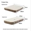 Flocked Inflatable Mattress - Double High Model for Outdoor and Home Use
