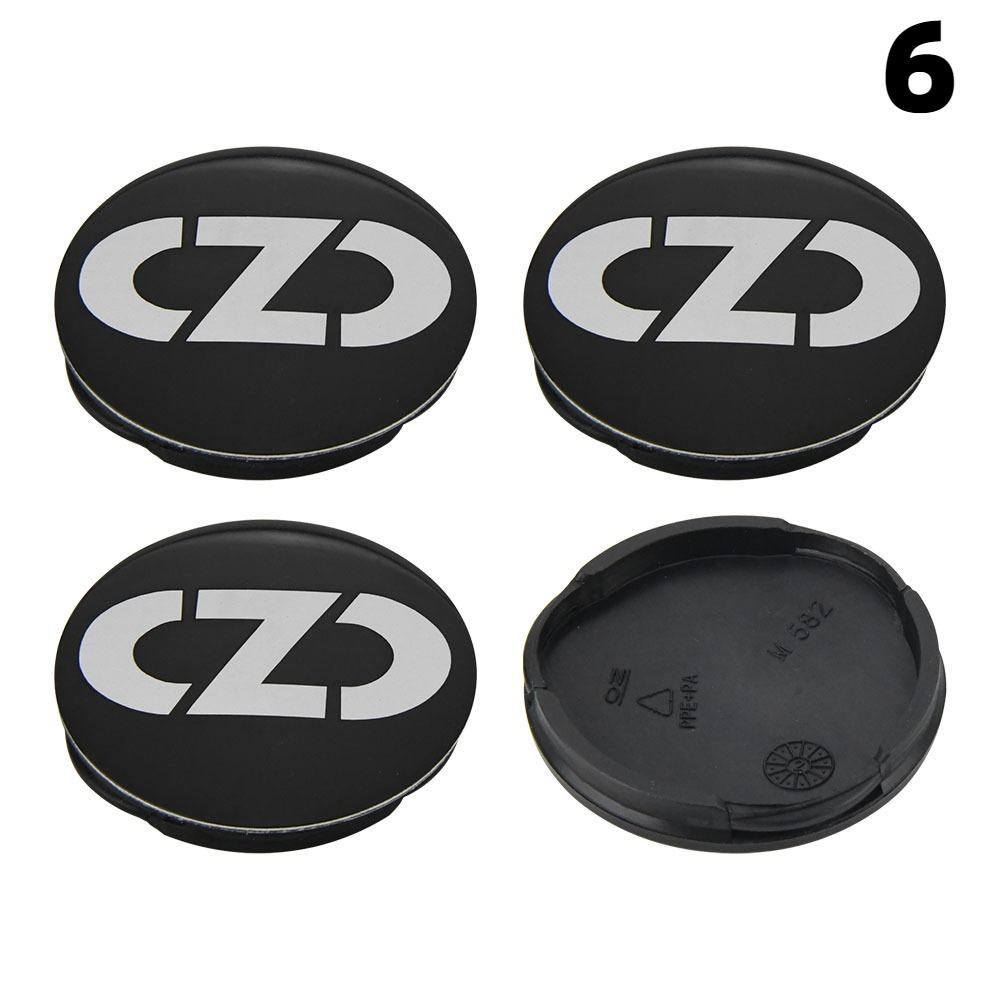 

4pcs OD 56MM / ID 53MM Car Wheel Rim Center Caps HubCaps With OZ Emblem Badge Sticker OD 62MM / ID 58MM Wheel Rim Center Caps No.1 OD 56 ID 53