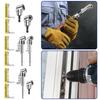 Corner Tool Screw Zinc Alloy 105 Degree Multi-function Bend Screwdriver Bit Wear Proof Right Angle Drill Adapter for Warehouse