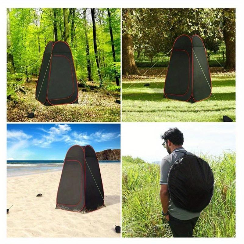 Portable Shower Toilet Tents Camping Changing Tent Automatic Shower Bath Tent Fishing Bath Toilet Changing Shed 1 Person