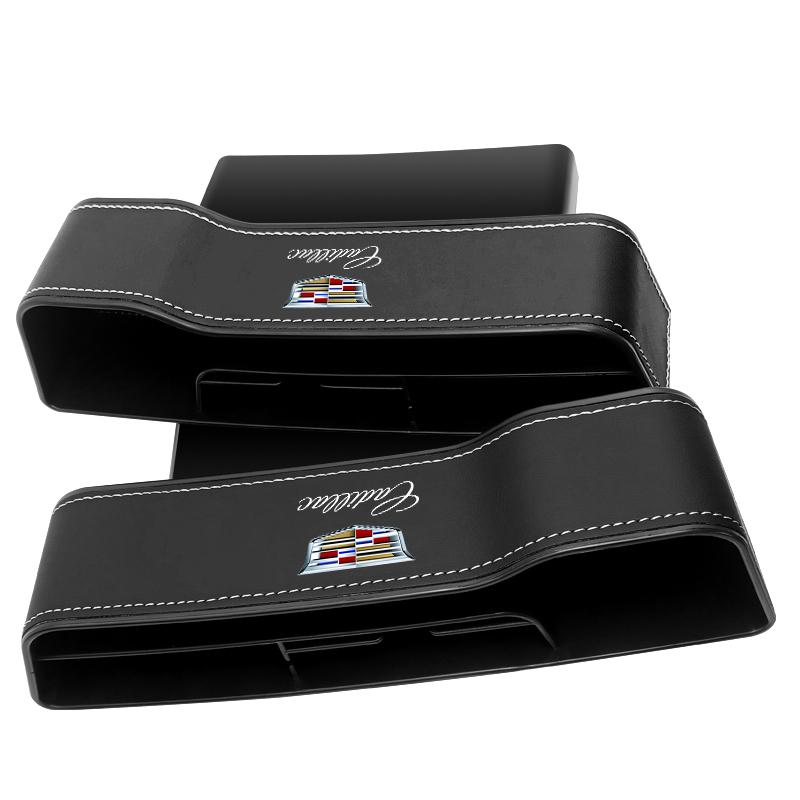 Autositz-Organizer Sitzspalt-Aufbewahrungsbox Multifunktions-Spalt-Füller-Halter für Cadillac Escalade Tiburon Deville Seville XT5 XTS CTS BLS SLS DTS