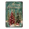 Pcs Iron Christmas Retro Tin Sign Wall Art Handmade Metal Decor for Home Bar Office Vintage Industrial Style