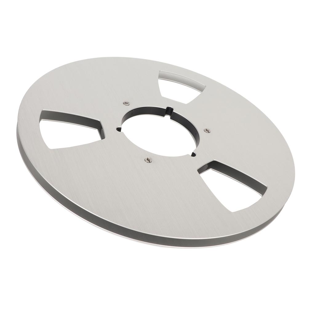 1 4 10 Inch Empty Tape Reel 3 Holes Open Reel Sound Tape Empty Reel Aluminum Reel Tape Reel for Nab Reel